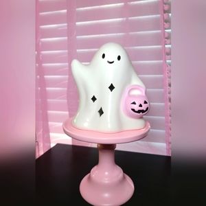 Light up ceramic ghost